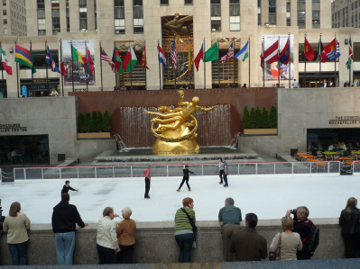 I pattinatori di Rockefeller Plaza